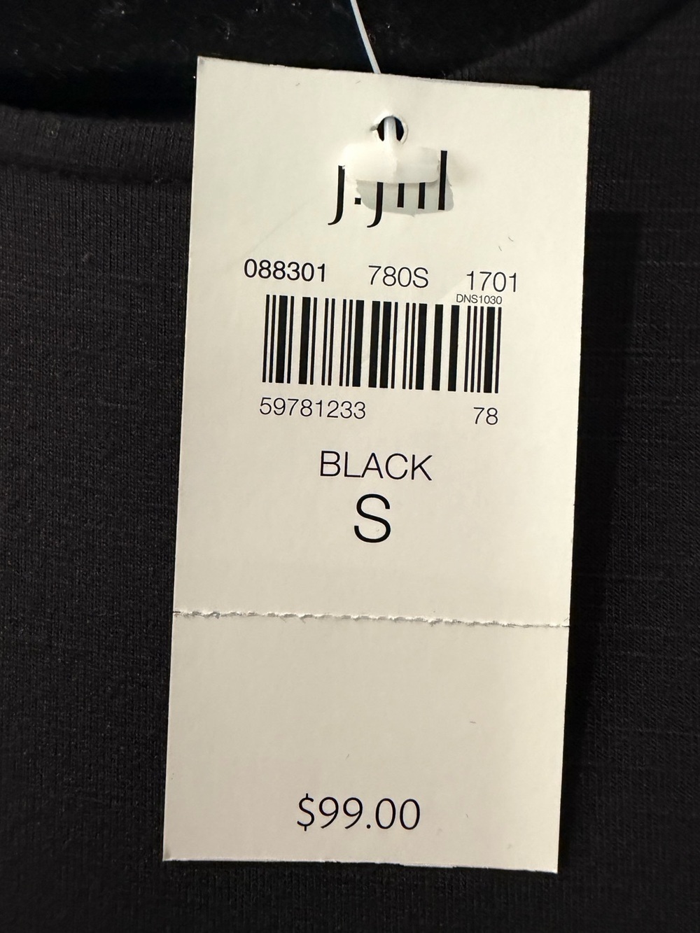 🆕 J. Jill Sleeveless Classic Comfy Scoop Neck Drop Waist Black Maxi Dress (S) - Picture 4 of 10